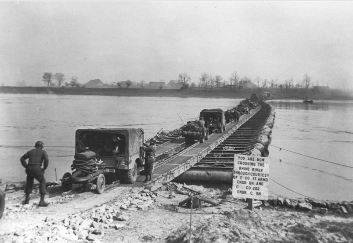 Bridgecrossings 1945 By 17th Arm. Eng. Batt. - 17th Armored Engineer ...